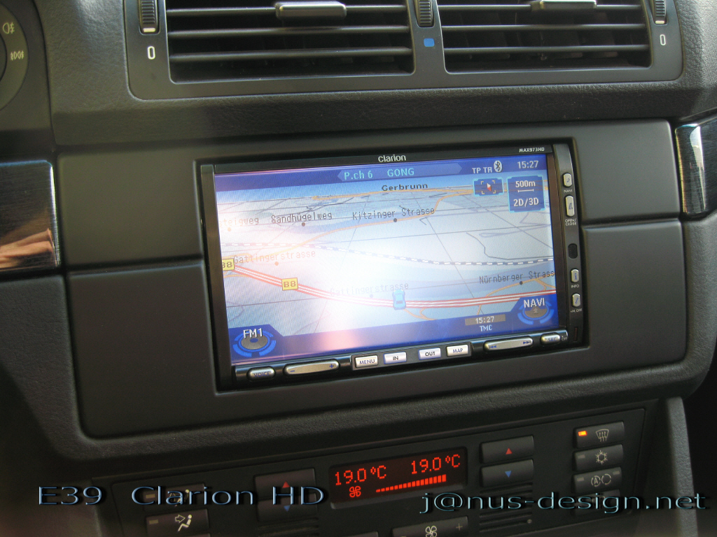 Install double din stereo bmw e39