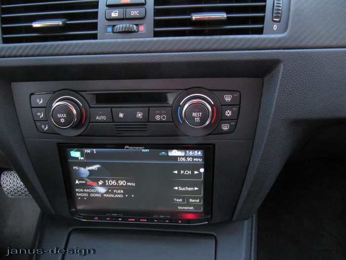 Bmw e90 double din install #6